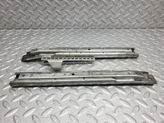 W123 Lang front right seat rail pair used OEM