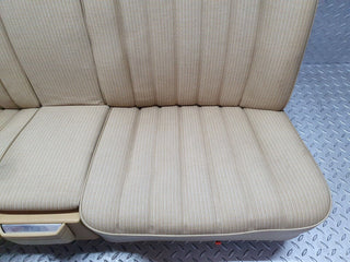 W123 Coupe rear seat beige used OEM