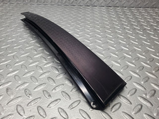 W140 front left door window exterior trim used OEM