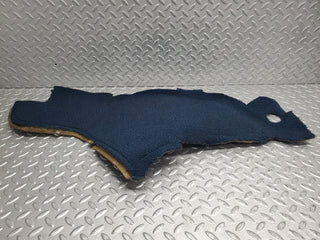 W123 centre console carpet blue left side used OEM