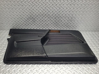 W201 Baby Benz front left door card black used OEM
