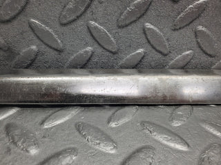 W126 Coupe door window chrome trim left side used OEM