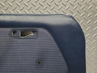W123 front left door card blue used OEM
