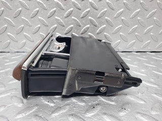 W126 centre console ashtray wood finish used OEM