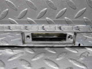 R107 SL trunk chrome handle trim used OEM