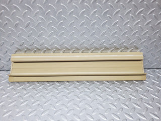 W126 rear left door sill trim beige used OEM