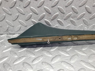 W126 rear left door interior trim green used OEM