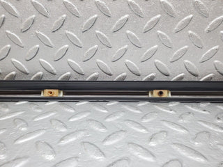 W123 trunk boot lid chrome moulding trim used OEM