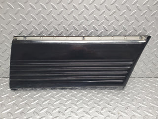 W126 Coupe rear left fender wing lower moulding trim used OEM
