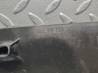 R230 kick panel right side grey used OEM