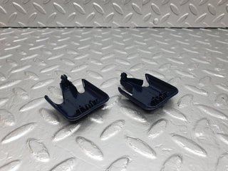 W201 Baby Benz front seat rail trim cover blue used OEM