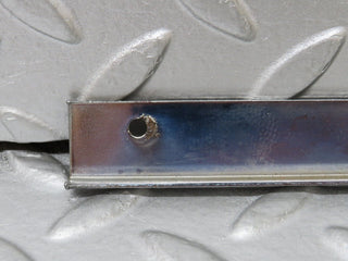 R107 SL a pillar bottom chrome trim left side used OEM
