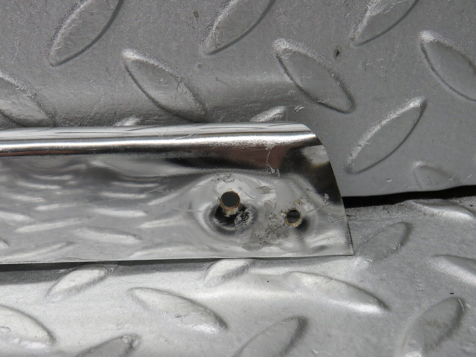 39109 Mercedes-Benz R107 500SL A Pillar Chrome Trim Left Side