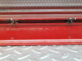 W126 Coupe right door lower moulding trim used OEM