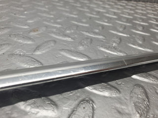 W123 rear right door chrome moulding trim used OEM