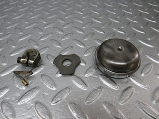 W124 wheel hub locking cap set used OEM