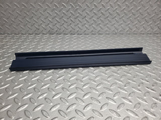 W123 rear left door sill trim blue used OEM
