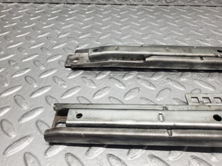 W123 Lang front right seat rail pair used OEM