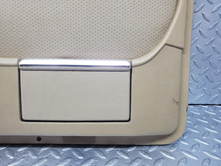 W126 rear left door card beige used OEM