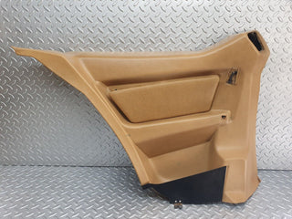 W126 Coupe rear left card panel beige used OEM