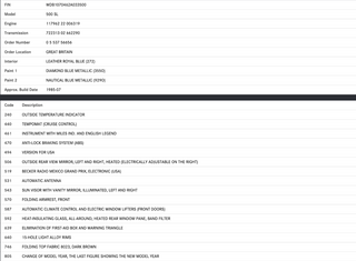 39280 Mercedes-Benz R107 500SL Torque Converter 1262501102