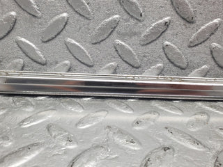 W123 Wagon rear left door chrome moulding trim used OEM