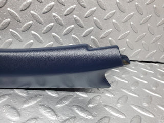 R129 SL a pillar cover left side blue used OEM
