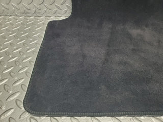 W201 Baby Benz rear left floor mat dark blue used OEM