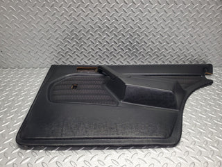 W201 Baby Benz rear right door card black used OEM