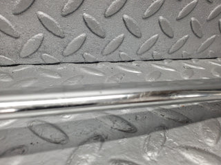 W126 Coupe trunk lid handle chrome used OEM