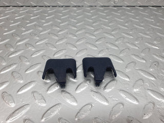 W201 Baby Benz front seat rail trim cover blue used OEM