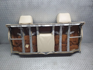 W126 rear seat leather beige used OEM