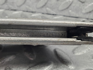 W126 Coupe door window guide bracket pair used OEM
