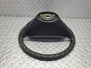 W201 Baby Benz leather steering wheel used OEM