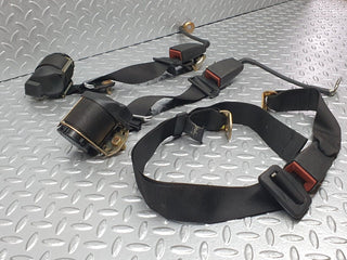 41694 Mercedes-Benz W124 200E Rear Seat Belt Set With Buckles 1248601185 1248601169 1248600585 1248600585