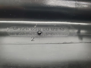 W126 Coupe trunk cover trim black used OEM