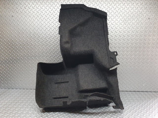 W202 trunk boot panel cover right grey used OEM
