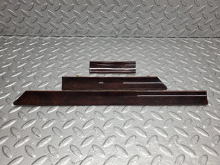 W124 dashboard wood trim set used OEM
