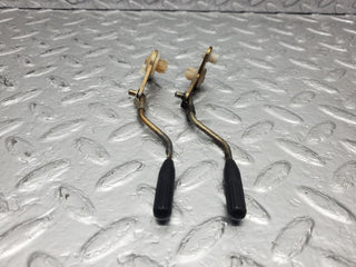 W123 Wagon rear door lock knob pair used OEM