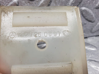 W126 Coupe door window guide bracket pair used OEM