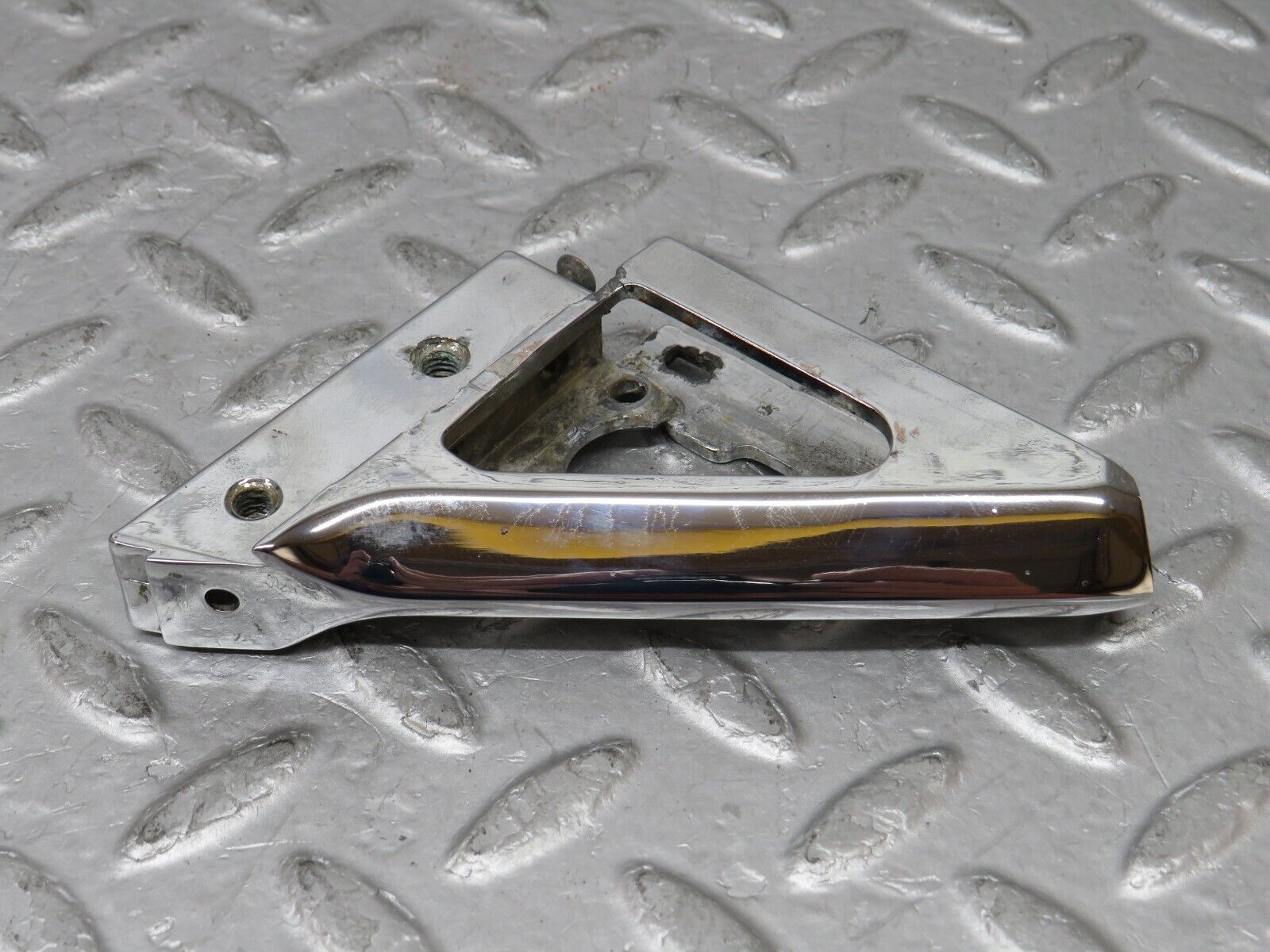 35444 Mercedes-Benz R107 280SL Right Wing Mirror Triangle Chrome Bracket