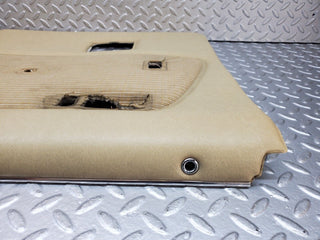 W123 rear right door card beige used OEM