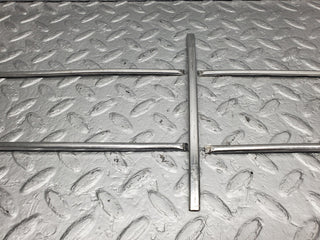 W201 Baby Benz bonnet grill chrome strip set used OEM