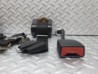 43810 Mercedes-Benz C126 380SEC Coupe Rear Seat Belt Set With Buckles 1268602185 1268602769 1268602869