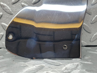 W123 Coupe left door chrome cover used OEM