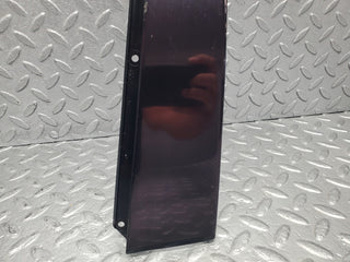 W140 front left door window exterior trim used OEM