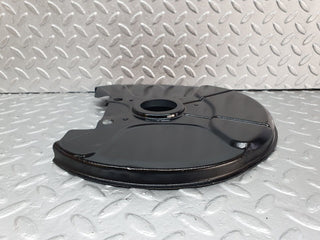 W108 front left brake disc protection plate used OEM