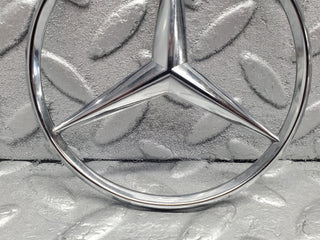 W201 Baby Benz chrome rear emblem used OEM