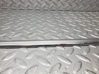 W123 rear left door chrome moulding trim used OEM