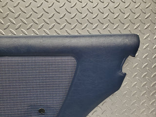 W123 rear right door card blue used OEM